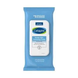 Cetaphil Gentle Skin Cleansing Cloths Sensitive Skin 25 EA