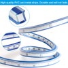 STCRERAG Flexible Curve Ruler,60cm Flexible Ruler,Plastic Measure Woodworking Tool Bendy
