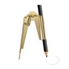 Scribe Tool,Geometry Compass Scriber Tool,Gold Carpenters Tools Scribing Compass,Drawing Scribing