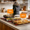 FEPPO Electric Warming Tray with Independent Temp & Timer Control,