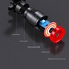 Smart Bike Tail Light Automatic On Off Rechargeable Red Back