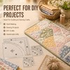 3 Set Drunkards Path Quilting Templates,Acrylic Rulers with 1/4" Seam