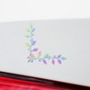 Decal Stickers of Corner Leaf Vine Flourish Silhouette (Hologram) (Set