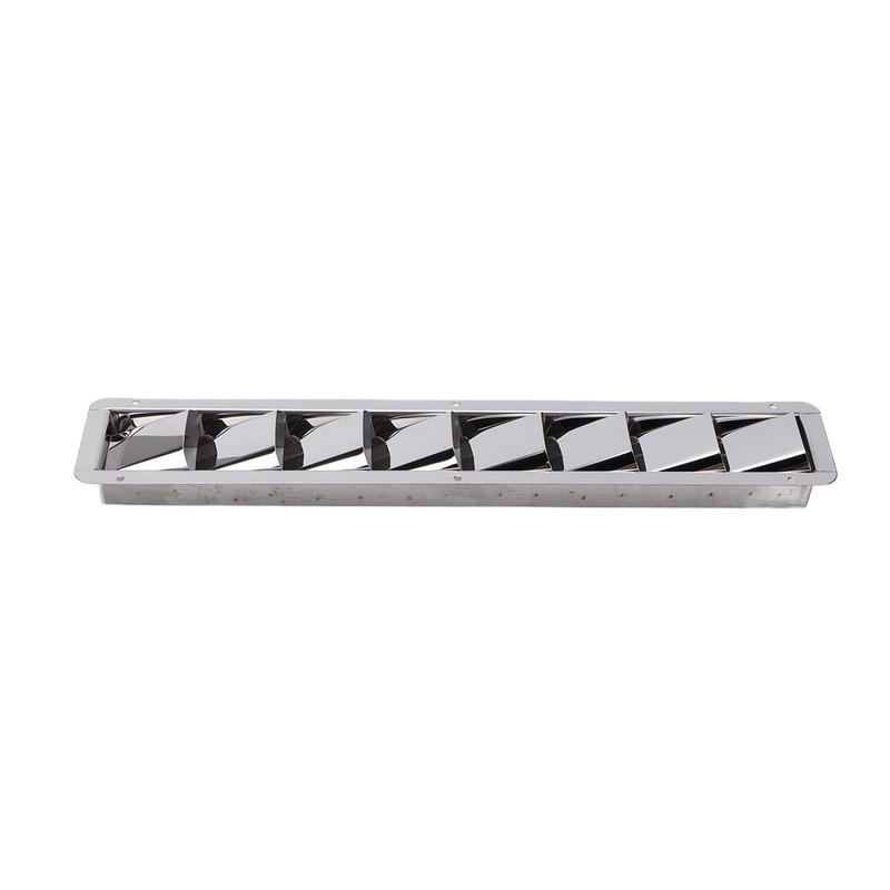 Marine Vent Grille Oblong Stainless Steel 8 Slots Grid Cover