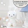 KIDS PREFERRED White Miffy Cuteeze Plush Toy, 12 Inch Sitting