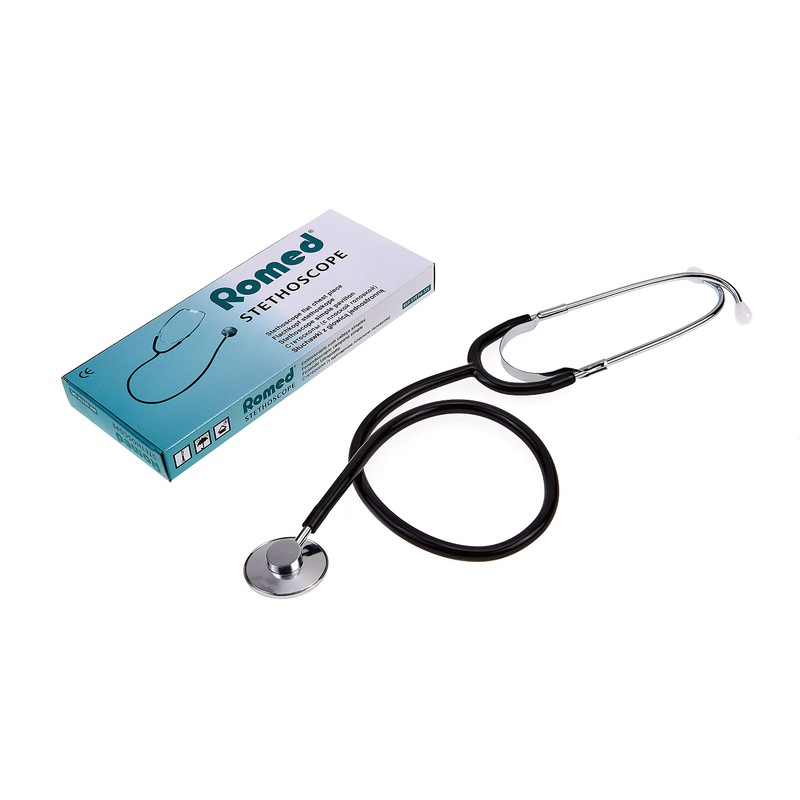 Blutdruckmessgerät Aneroid 2-Schlauch + Stethoskop (Schwarz)