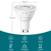 Belns Melns GU10 LED Bulbs Dimmable, Cool White 6500K, 50W