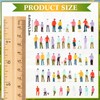 Namalu 100 Pcs Mini People Figurines 1: 150 Scale Architectural