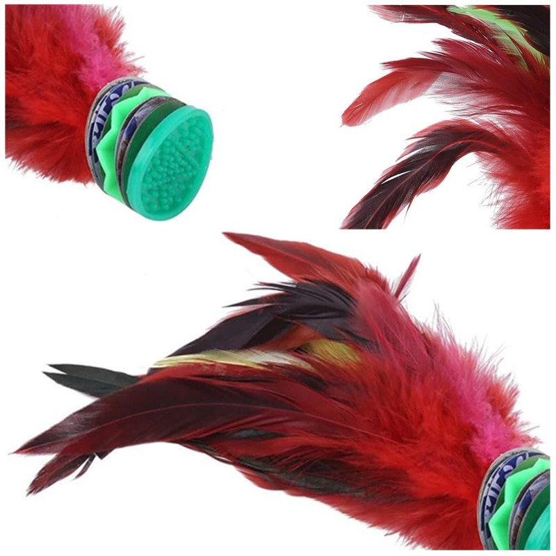 Granmagazz Kick Shuttle Kick Feather Featherfoot Kick Rubber Base Unique
