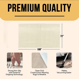 Non-Slip Mat Fits Under Rugs & Mats ToPrevent Slippage Any Shape Cut To Fit Any Protect Rugs Pads Gripper 80x140 cm