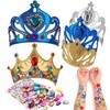 通用 6PCS Party Crowns for Kids DIY Tiaras Making Collage