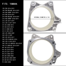 Pump impeller Housing Wear Rring 112-22-194 / 66V-51312-00-94 / 66V-51312-01-94 / 66V-51312-01-00 Compatible with Yamaha 1200 1300 GP GPR XL XLT FZR FZS 140 Cruiser HO VX Deluxe Sport, Vanshly