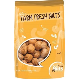 In Shell Walnuts (2.5 Lbs.) - Large Natural California Walnuts - Great Source of Omega 3 - Fresh New Crop - Bursting with Flavor - Farm Fresh Nuts Brand