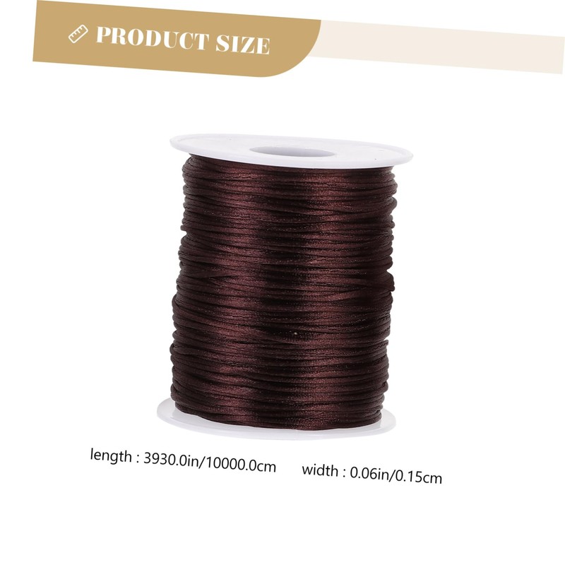 OHPHCALL 2 Rolls Crocheting Thread Durable Knitting Thread for DIY