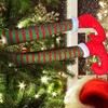 Funny Christmas Elf Leg Decorations: Novelty Car Leg Hangers, Festive,