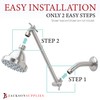 Shower Head Extension Arm by JS Jackson Supplies, Adjustable 10