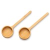 Bamboo Wooden Coffee Scoop for Jars Farmhouse Minimalist Food Jar