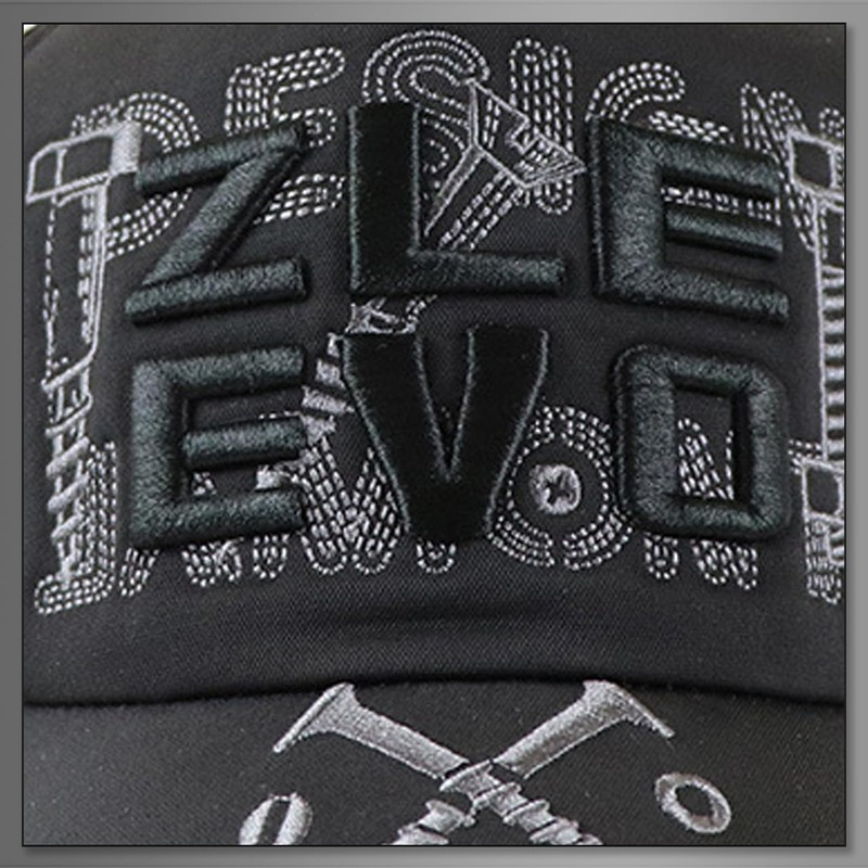 Buzz Selection CAP581 Mesh Cap, Hat, English Letters, Logo, Running,