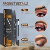 Augenbrauenstift,Microblading Augenbrauenstift,4 Gabelspitze 2-in-1Eyebrow Pencil,augenbrauen stift Wasserfest Wischfest Langlebig, Sorgt