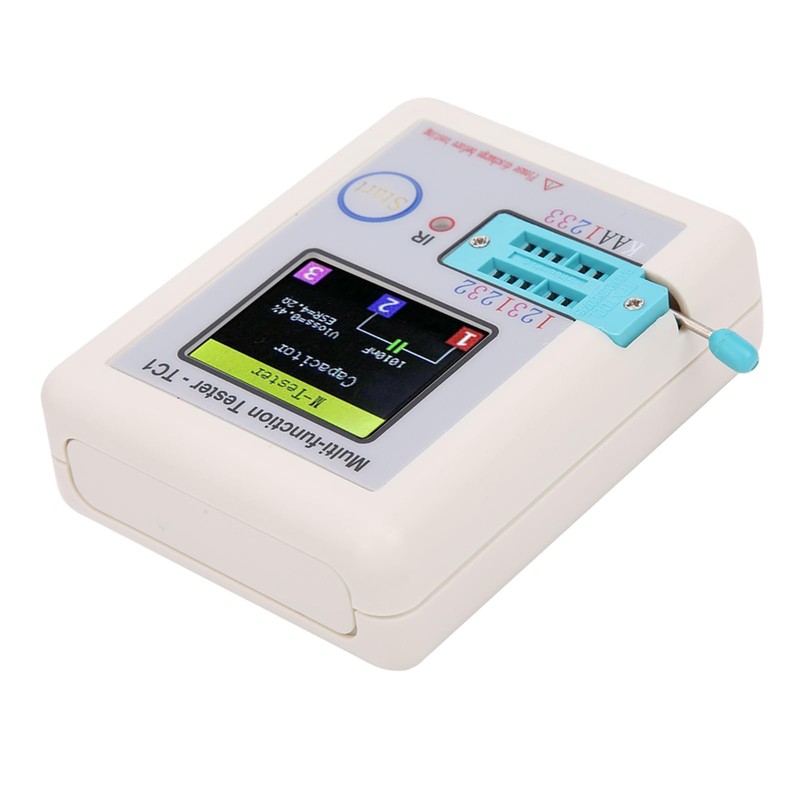 Probador de transistores multifunción Pantalla de visualización TFT de 3.5