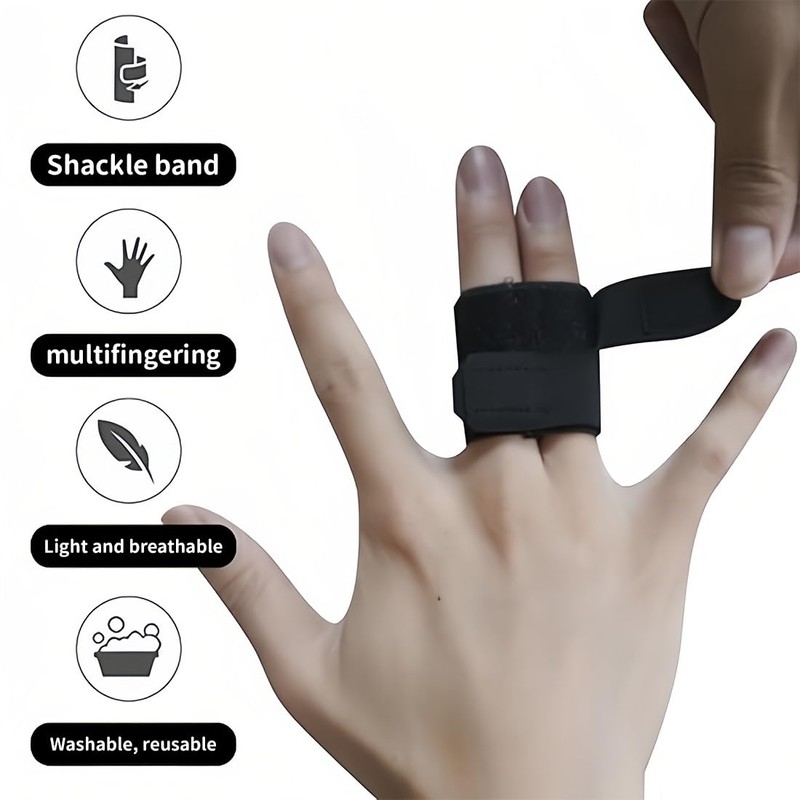 JEYORZY 2 x Finger Bandage, Finger Splint, Soft & Comfortable