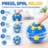 Press-to-Spin Fidget Ball for Teens & Adults – Transformable Spinning