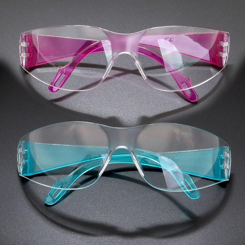 2 Pieces of Children's Goggles, Safety Glasses, Anti-Splash Glasses, Windproof