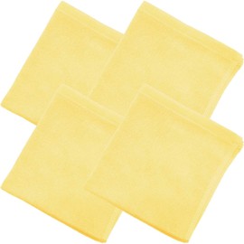 8 Year Towel, Hand Towel, 13.4 x 13.8 inches (34 x 35 cm), 100% Cotton, Thin, Quick Drying, Highly Absorbent, Durable, No Bulk, Set of 4