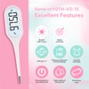 Digital Basal Body Oral Thermometer: Easy@Home Large Backlit Display -