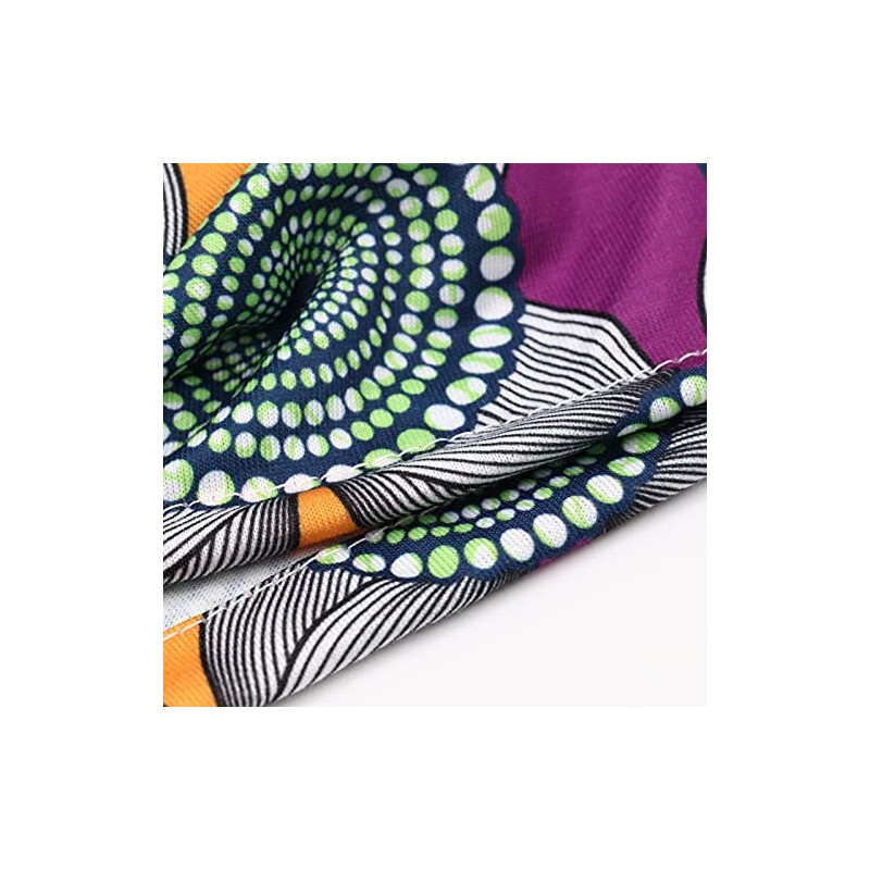 DRESHOW 5 Piezas Africano Turbante para Mujer Gorro de Nudo
