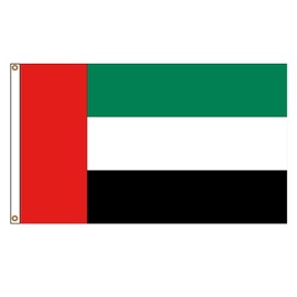 PinkDisplay Aisa flag (UAE)3x5ft(90x150cm) eyelets and double stitches
