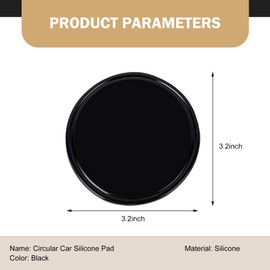 Zikefest Silicone Gel Dash Pad, Sticky Gel Pads, Multi Function Removable Anti-Slip Pad, Car Dashboard Mirrors Holder, for Smartphone, GPS, Keys, Glasses