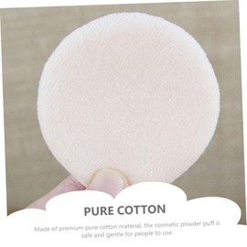 MERRYHAPY Natural Pure Cotton Makeup 10 Pack Round Beauty for Powder Application Safe Comfortable for Skin