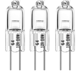 3 bombillas halógenas Dacor 86364 compatibles con Horno G4 de 10 W y 12 V con base de bi-pines para horno eléctrico, rango, horno de pared, para 8-6573, 86573, DE81-05142A