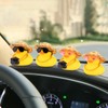 wonuu Car Decorations Rubber Ducks, Dashboard Rubber Ducky for Car