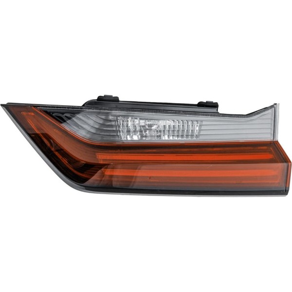 OKOVO Driver Side Red Lens with Bulb Turn Signal Brake