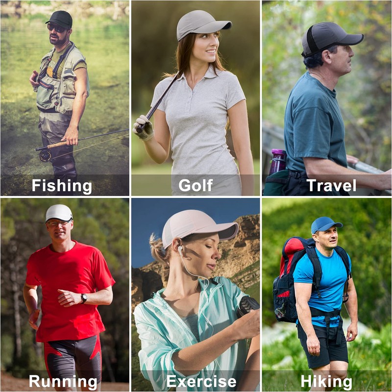 GADIEMKENSD Unstructured Hats UPF 50+ Breathable Lightweight Outdoor Caps for
