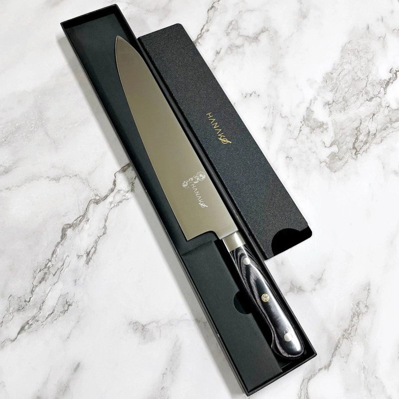 HANAKO 11 in Chef Knife German Steel Pakkawood Handle +