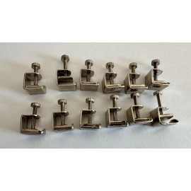 Grafco Hoffman Screw Clamp for Flexible Tubing, Open Style, 12 pieces