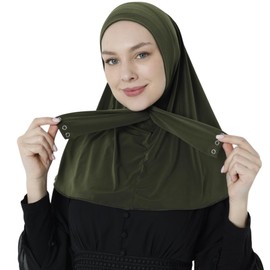 istanbul styles Premium Muslim Hijab for Women - Elegant Scarf - Stretchable Durable Instant Wear, Smart Hijab Close Easily