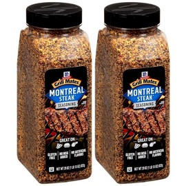 McCormick 2 Pack McCormick Grill Mates MONTREAL STEAK SEASONING 29oz each, 58 Oz Total