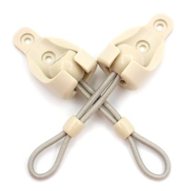 Bungee Kit for Roller Shade Parts Replacement Sun Shades Blackout Roller up Blinds tie Down (Beige, 1pack)