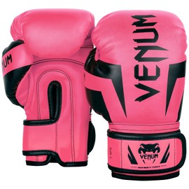 Venum, Elite Boxing Gloves Kids, Unisex Kids, S, Fluo Pink