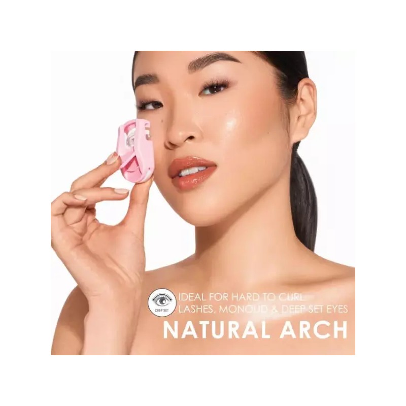 JAPONESEK 여행용 속눈썹 컬링기(핑크 2팩) JAPONESEK Travel Eyelash Curler (Pink,