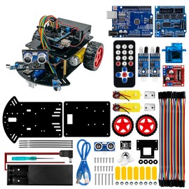 Hosyond Smart Robot Car Kit,2WD Remote Control Car Compatible with Arduino IDE with Tutorail