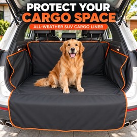 Waterproof SUV Cargo Liner for Trunk Protection – Universal Fit Rear Cargo Area Cover for Everyday Vehicle Use