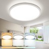 slochi LED Ceiling Light 3000K/4500K/6500K, 24W 2400LM Round Ceiling Light