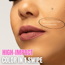 SYV MELLOR Lustrous Lipstick for Women Long Lasting Moisturizing Creamy Lipstick Waterproof Shine Hydrating Lip Makeup Bold Lips Glossy Finish for Glowing Elegant Lip Look, Static