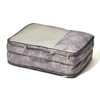 Francfranc Classic Flower Compression Organizer Large Dark Grey