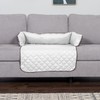 Furhaven Sofa Buddy Reversible Pet Bed Furniture Cover, Gris (Gray/Mist),